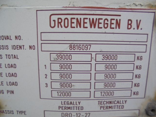 Semi-remorque fourgon Groenewegen DRO 12-27: photos 10