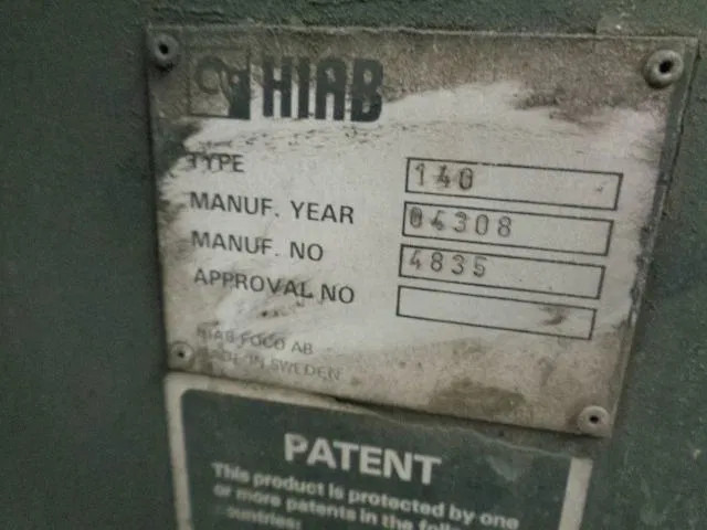 Hiab 140/2 - Flèche: photos 5 Hiab 140/2 - Flèche: photos 5