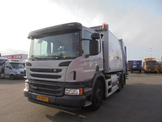 Scania P310 6x2 RETARDER NL TRUCK - Benne à ordures ménagères: photos 1 Scania P310 6x2 RETARDER NL TRUCK - Benne à ordures ménagères: photos 1