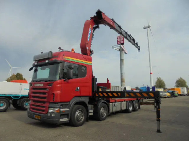 Scania R480 8X2 NL TRUCK - Camion plateau, Camion grue: photos 1 Scania R480 8X2 NL TRUCK - Camion plateau, Camion grue: photos 1