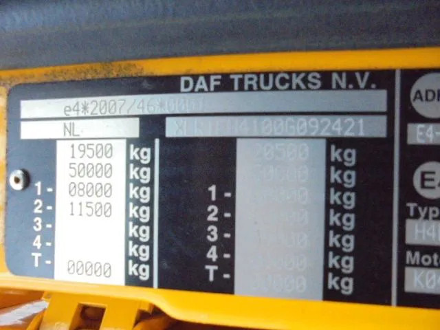 Tracteur routier DAF XF 440 ADR UITVOERING: photos 17