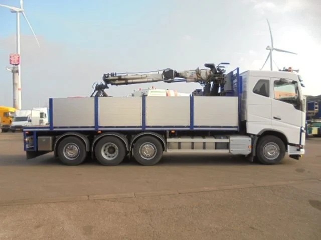 Volvo FH FH 460 8X2 - Camion plateau, Camion grue: photos 1 Volvo FH FH 460 8X2 - Camion plateau, Camion grue: photos 1