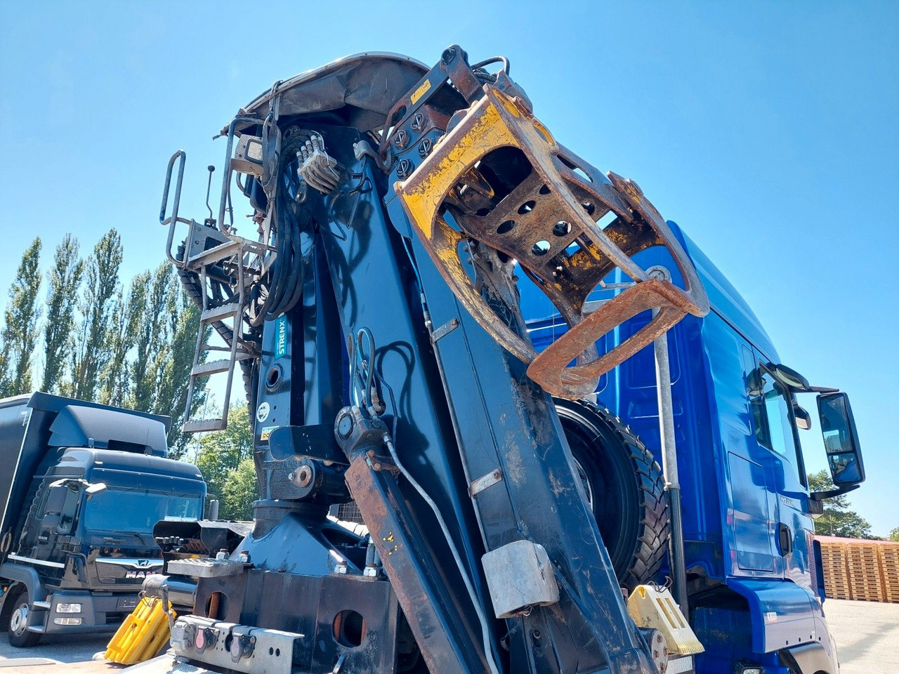 Tracteur routier MAN TG3 33.510 6X6 BL KRAN LANGHOLZ Kesla 2117ZT94: photos 7