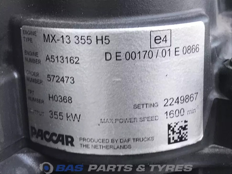 DAF XF G2 Motor DAF MX13 355 H5 2304398 - Moteur pour Camion: photos 5 DAF XF G2 Motor DAF MX13 355 H5 2304398 - Moteur pour Camion: photos 5