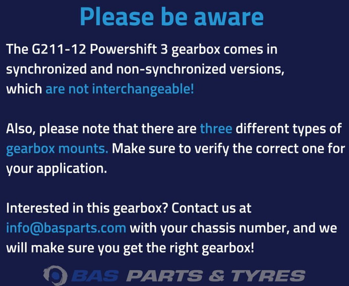 Mercedes-Benz Actros MP4 - Boîte de vitesse pour Camion: photos 3 Mercedes-Benz Actros MP4 - Boîte de vitesse pour Camion: photos 3