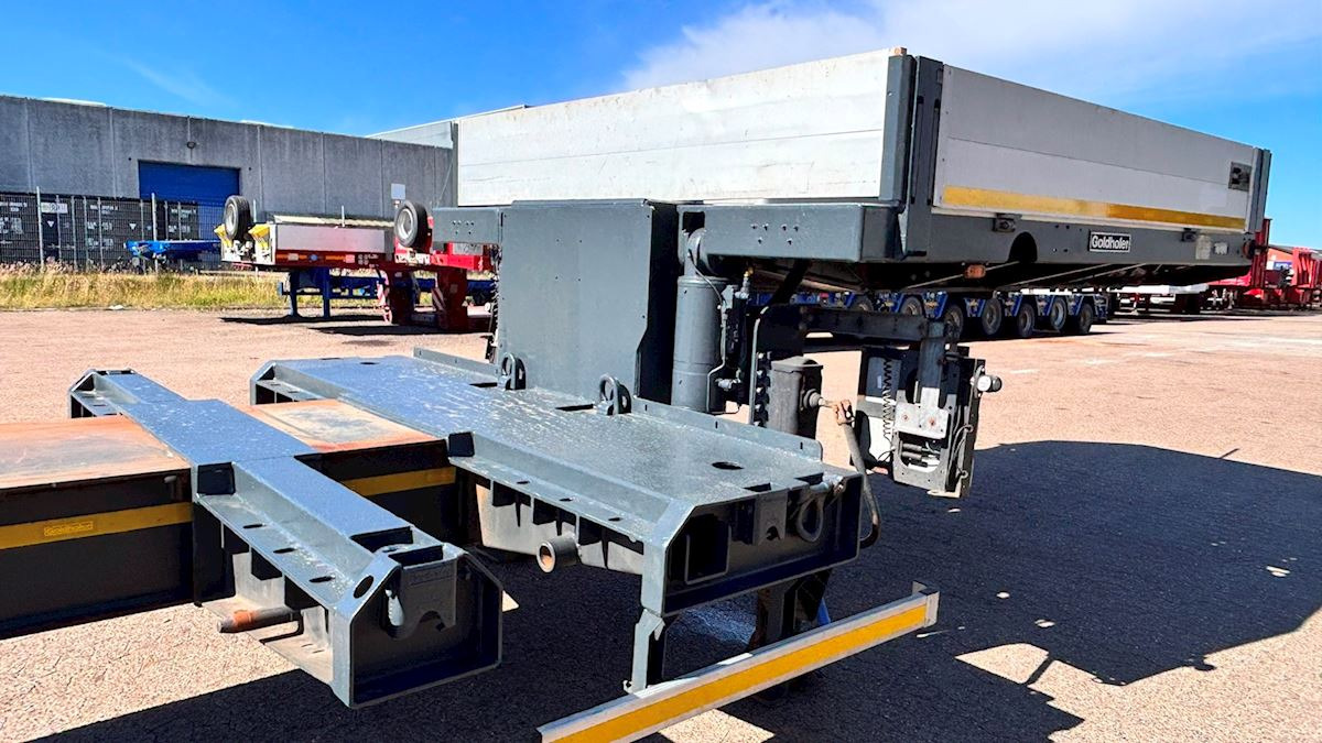 Semi-remorque surbaissé Goldhofer STZ-MPA-5: photos 6 Semi-remorque surbaissé Goldhofer STZ-MPA-5: photos 6