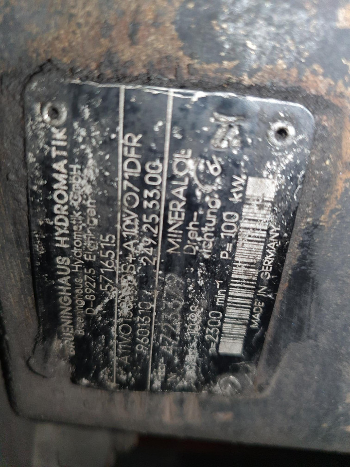 Brueninghaus Hydromatik Liebherr L564 - Pompe hydraulique pour Engins de chantier: photos 3 Brueninghaus Hydromatik Liebherr L564 - Pompe hydraulique pour Engins de chantier: photos 3