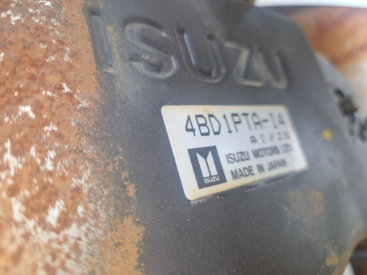 MOTOR ISUZU 4BD1PTA-14 - Moteur pour Engins de chantier: photos 4 MOTOR ISUZU 4BD1PTA-14 - Moteur pour Engins de chantier: photos 4