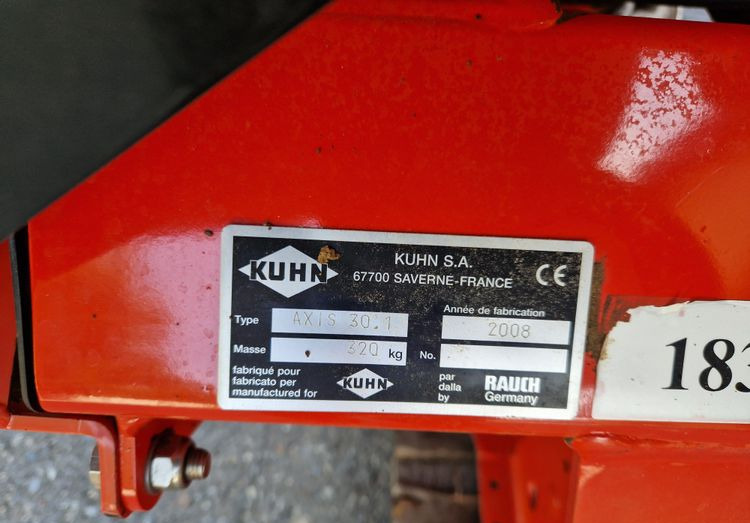 Distributeur d'engrais Rozsiewacz nawozów Kuhn AXIS 30,1 2008 Rozsiewacz KUHN RAUCH: photos 16