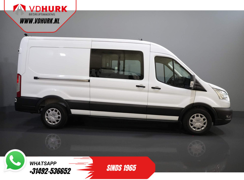 Fourgon utilitaire, Utilitaire double cabine Ford Transit 2.0 TDCI 130 pk L3H2 DC Dubbel Cabine 7 Pers./ Riem V.V./ Adapt. Cruise/ CarPlay/ PDC/ Navi/ Camera/ Airco/ Trekhaak: photos 10