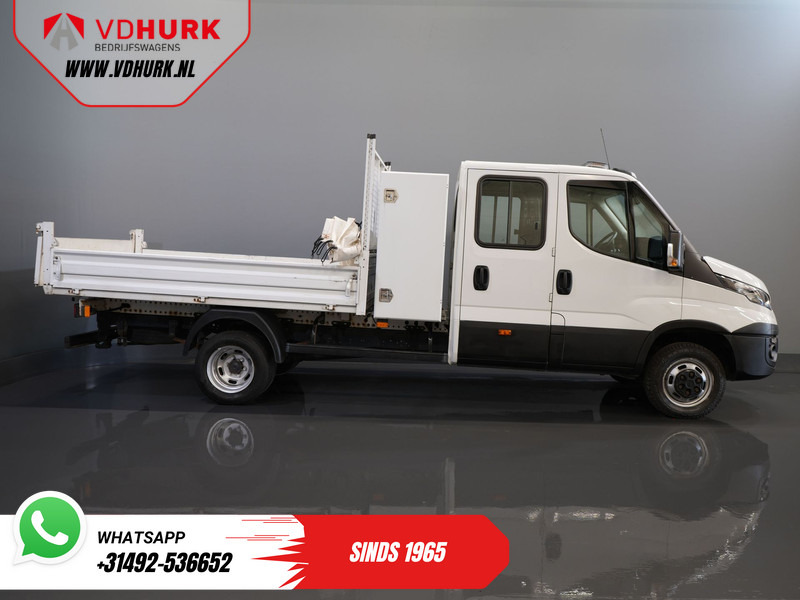 Utilitaire plateau, Utilitaire double cabine Iveco Daily 35C14D 2.3 140 pk Aut. ZF DC Dubbel Cabine 6 Pers./ Kipper/ Pick Up/ Open Laadbak/ Kieper/ 3.5t Trekverm./ Dubbel Lucht/ Gev.Sto: photos 11