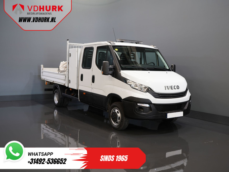 Utilitaire plateau, Utilitaire double cabine Iveco Daily 35C14D 2.3 140 pk Aut. ZF DC Dubbel Cabine 6 Pers./ Kipper/ Pick Up/ Open Laadbak/ Kieper/ 3.5t Trekverm./ Dubbel Lucht/ Gev.Sto: photos 9