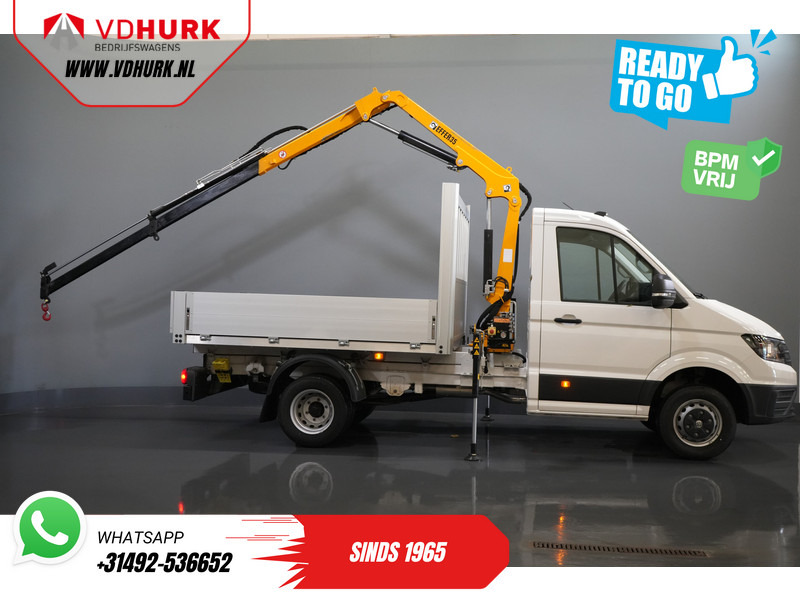 Volkswagen Crafter 50 165 pk Effer 352S Kraan/ Crane/ Kran/ Autokran/ PTO/ Open laadbak/ Dubbel Lucht - Utilitaire plateau: photos 2 Volkswagen Crafter 50 165 pk Effer 352S Kraan/ Crane/ Kran/ Autokran/ PTO/ Open laadbak/ Dubbel Lucht - Utilitaire plateau: photos 2