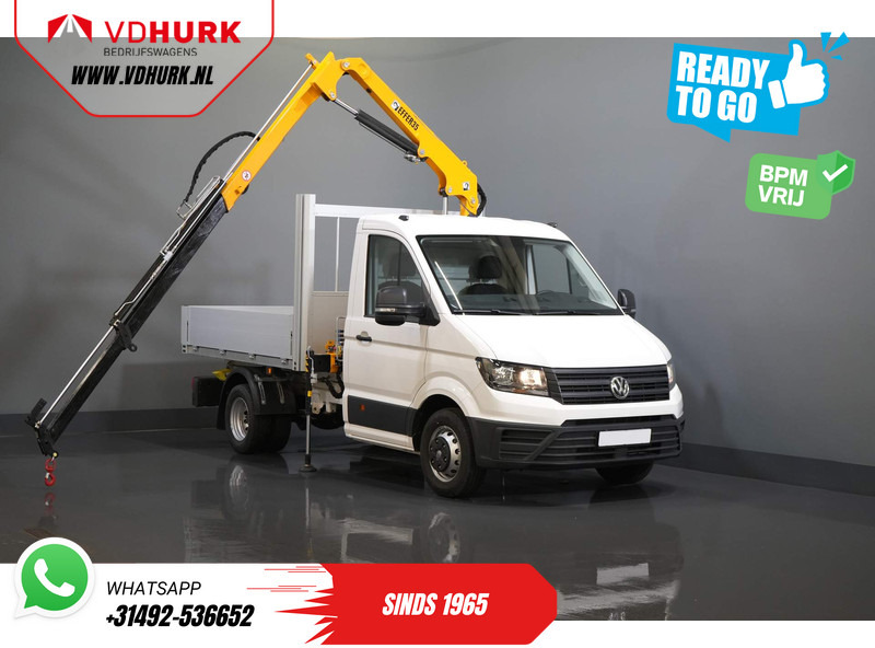 Volkswagen Crafter 50 165 pk Effer 352S Kraan/ Crane/ Kran/ Autokran/ PTO/ Open laadbak/ Dubbel Lucht - Pick-up: photos 1 Volkswagen Crafter 50 165 pk Effer 352S Kraan/ Crane/ Kran/ Autokran/ PTO/ Open laadbak/ Dubbel Lucht - Pick-up: photos 1