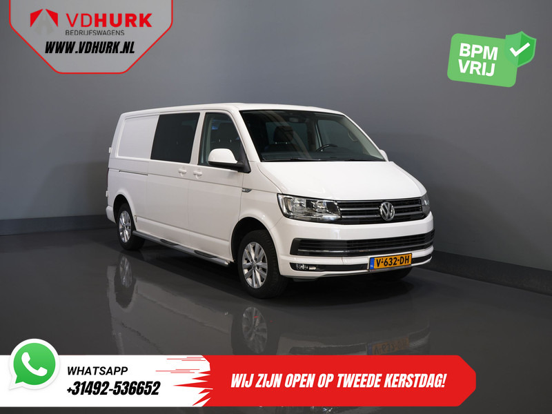 Volkswagen Transporter T6 2.0 TDI 150 pk DSG Aut. L2 Highline E6 DC Dubbel Cabine BPM VRIJ! Carplay/ Alarm/ Leder/ Cruise/ PDC/ Sidebars/ Trekhaak/ LMV - Fourgonnette, Utilitaire double cabine: photos 1 Volkswagen Transporter T6 2.0 TDI 150 pk DSG Aut. L2 Highline E6 DC Dubbel Cabine BPM VRIJ! Carplay/ Alarm/ Leder/ Cruise/ PDC/ Sidebars/ Trekhaak/ LMV - Fourgonnette, Utilitaire double cabine: photos 1