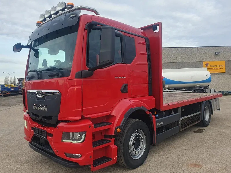 MAN TGS 18.470 Platform - Camion plateau: photos 1 MAN TGS 18.470 Platform - Camion plateau: photos 1