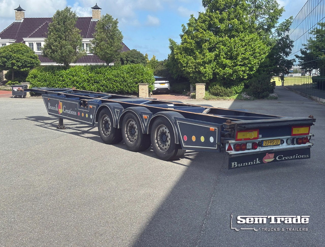 Burg BPO 13-27 Ccxlx 40" Galvanised Super Chassis SAF Axles Disc Brakes 2x Lift Axles 3 Pieces IN Stock Super Condition - Semi-remorque porte-conteneur/ Caisse mobile: photos 2 Burg BPO 13-27 Ccxlx 40" Galvanised Super Chassis SAF Axles Disc Brakes 2x Lift Axles 3 Pieces IN Stock Super Condition - Semi-remorque porte-conteneur/ Caisse mobile: photos 2