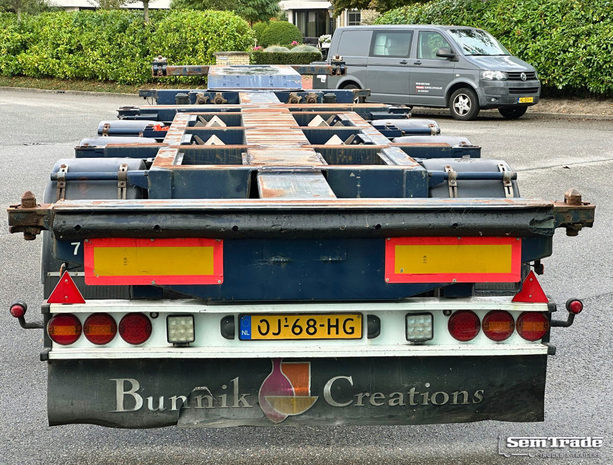 Burg BPO 15-27 Ccxhx BPW Axles Disc Brakes 40 FT. Chassis Lift Axle - Semi-remorque porte-conteneur/ Caisse mobile: photos 4 Burg BPO 15-27 Ccxhx BPW Axles Disc Brakes 40 FT. Chassis Lift Axle - Semi-remorque porte-conteneur/ Caisse mobile: photos 4