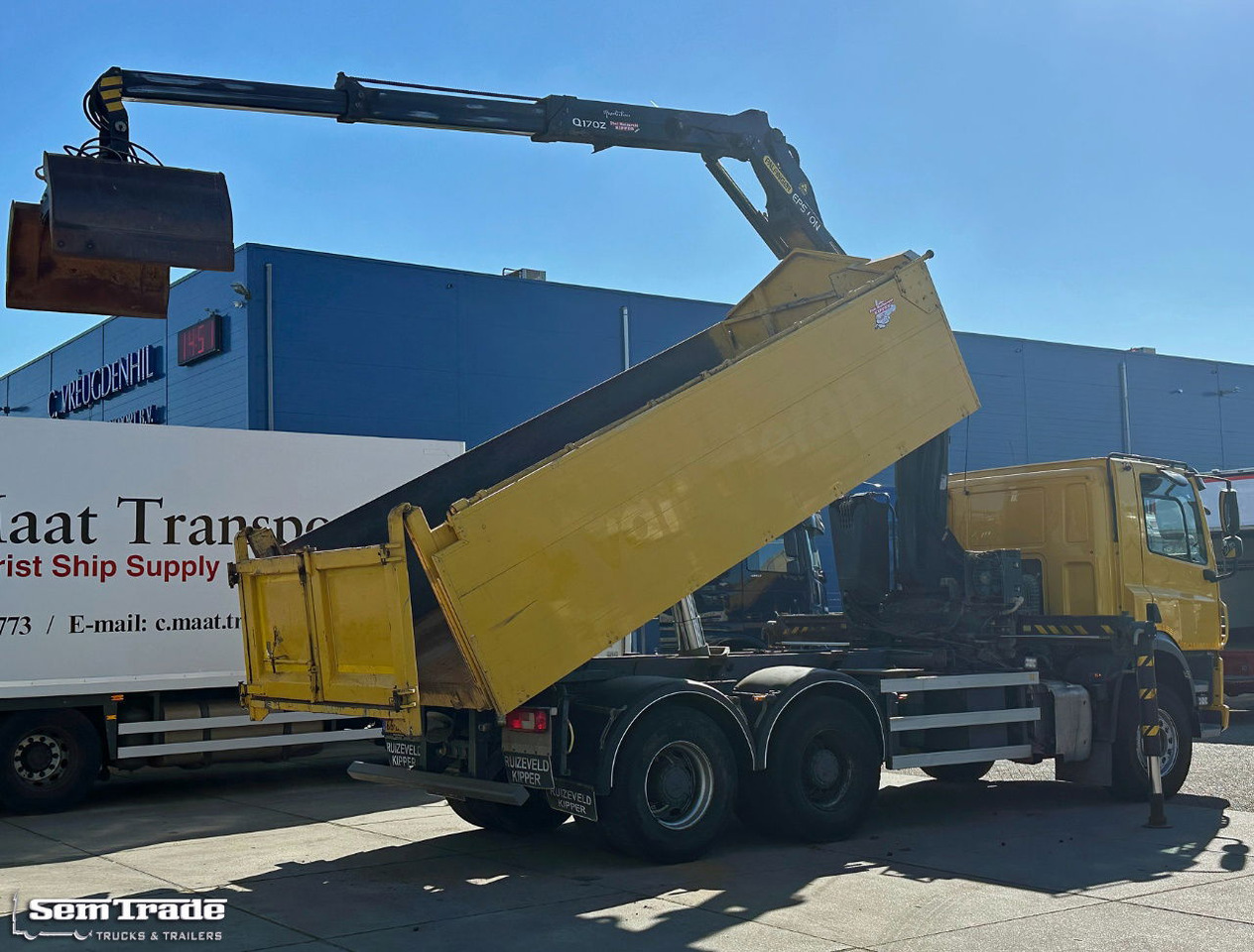 DAF CF 410 FAT 6X4 188.000 KM Palfinger 17 TON/Meter Kraan 2 Zijdige Ruizeveld K - Camion grue: photos 3 DAF CF 410 FAT 6X4 188.000 KM Palfinger 17 TON/Meter Kraan 2 Zijdige Ruizeveld K - Camion grue: photos 3