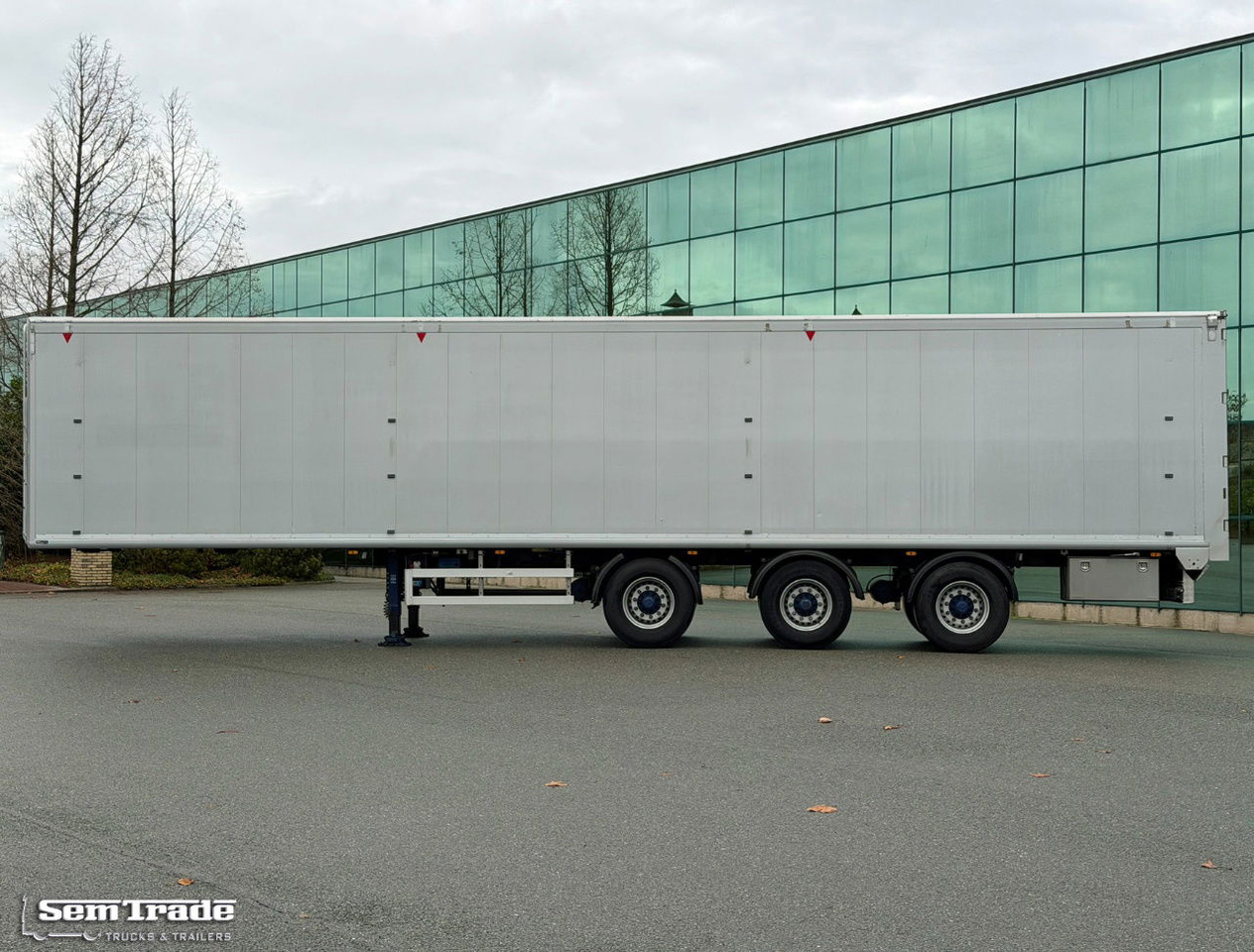 Kraker CF-X2 Walking Floor 2X Steering Axle TOP Condition Holland-Trailer - Semi-remorque à fond mouvant: photos 2 Kraker CF-X2 Walking Floor 2X Steering Axle TOP Condition Holland-Trailer - Semi-remorque à fond mouvant: photos 2