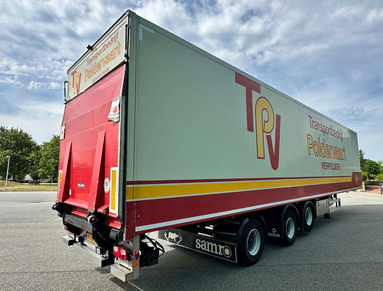 Samro 3-AS Stuuras 3 Tons Achtersluitklep - Semi-remorque frigorifique: photos 5 Samro 3-AS Stuuras 3 Tons Achtersluitklep - Semi-remorque frigorifique: photos 5