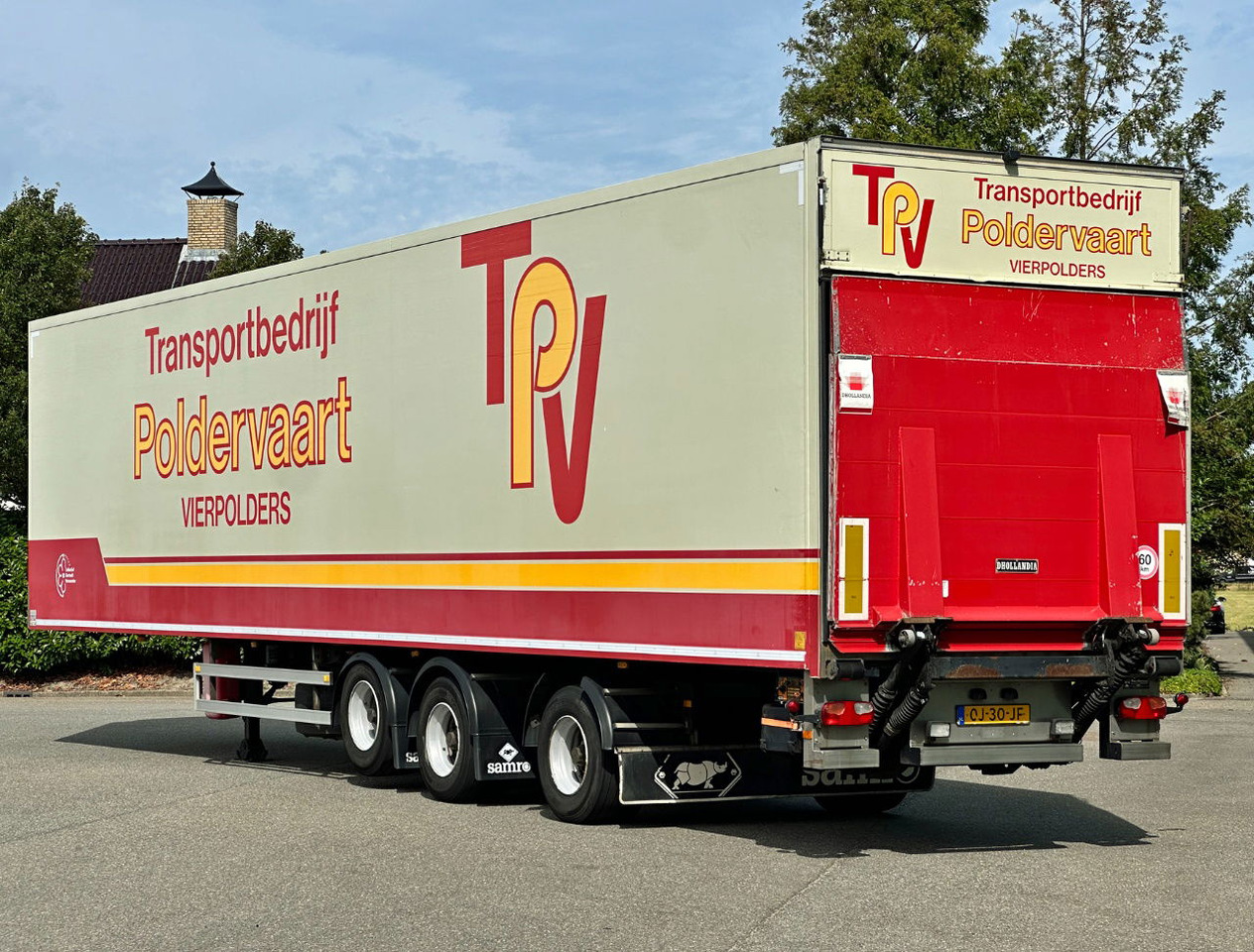 Samro 3-AS Stuuras 3 Tons Achtersluitklep - Semi-remorque frigorifique: photos 3 Samro 3-AS Stuuras 3 Tons Achtersluitklep - Semi-remorque frigorifique: photos 3