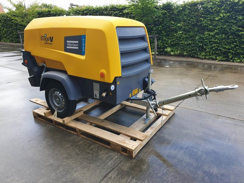 Atlas-Copco XAS 58-7 G 6 WHEELS N.B. - Compresseur d'air: photos 2 Atlas-Copco XAS 58-7 G 6 WHEELS N.B. - Compresseur d'air: photos 2