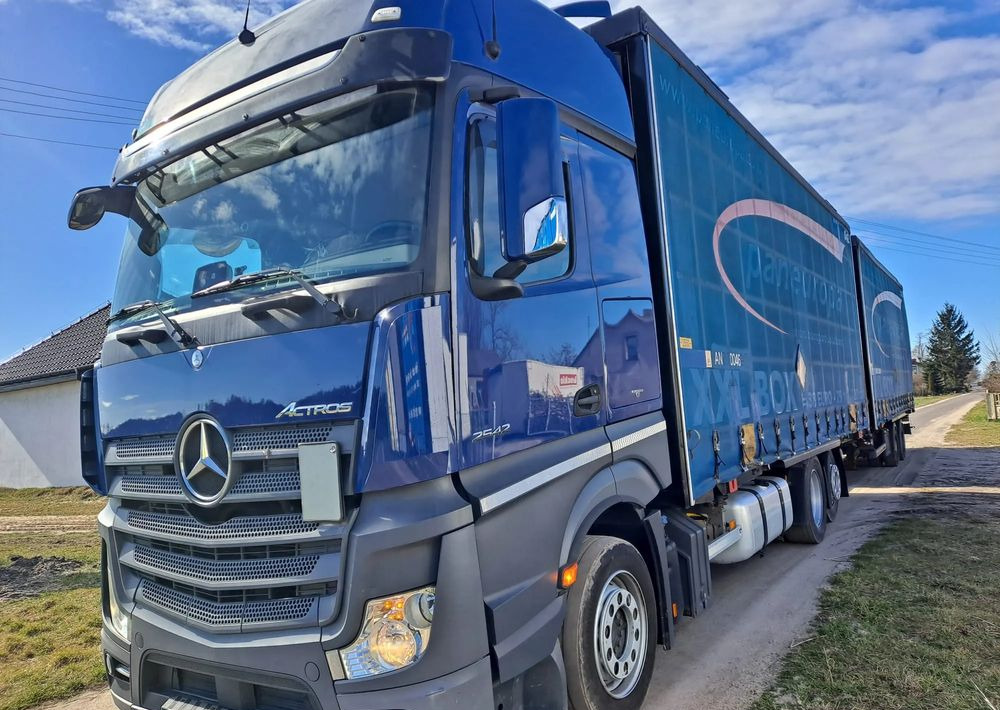 Mercedes-Benz Actros 2542 zestaw jumbo 7,70 - Camion à rideaux coulissants: photos 4 Mercedes-Benz Actros 2542 zestaw jumbo 7,70 - Camion à rideaux coulissants: photos 4
