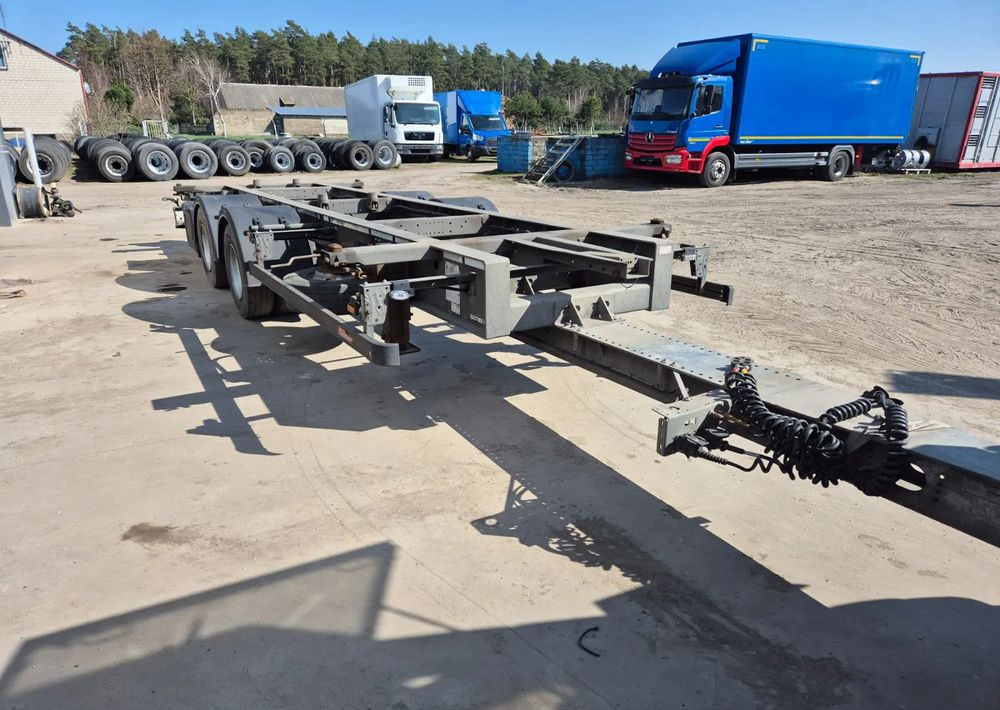 Remorque porte-conteneur/ Caisse mobile Wecon Przyczepa jumbo tandem Wecon BDF Krone, ocynkowana