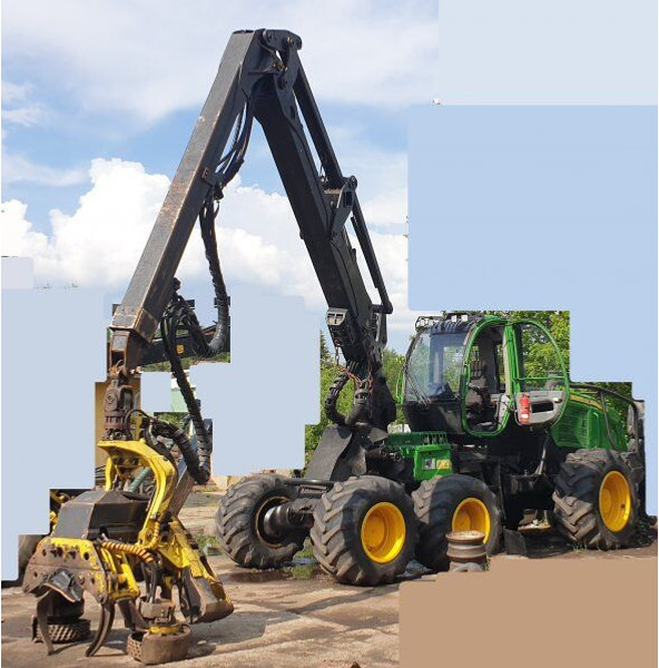 John Deere 1270E 6W - Abatteuse: photos 1 John Deere 1270E 6W - Abatteuse: photos 1
