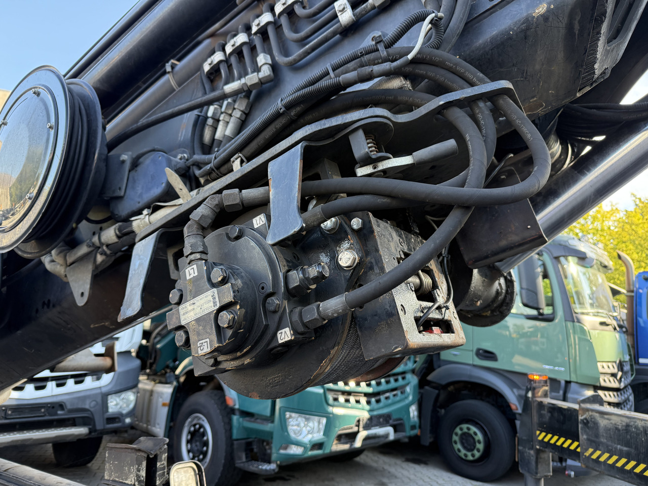 MAN TGX 26.480 6X2 Hiab 422 + Jib + Winde - Camion plateau, Camion grue: photos 5 MAN TGX 26.480 6X2 Hiab 422 + Jib + Winde - Camion plateau, Camion grue: photos 5