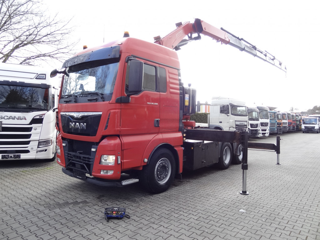 Camion grue, Tracteur routier MAN TGX 28.480 6X2 Kran Fassi F360: photos 14