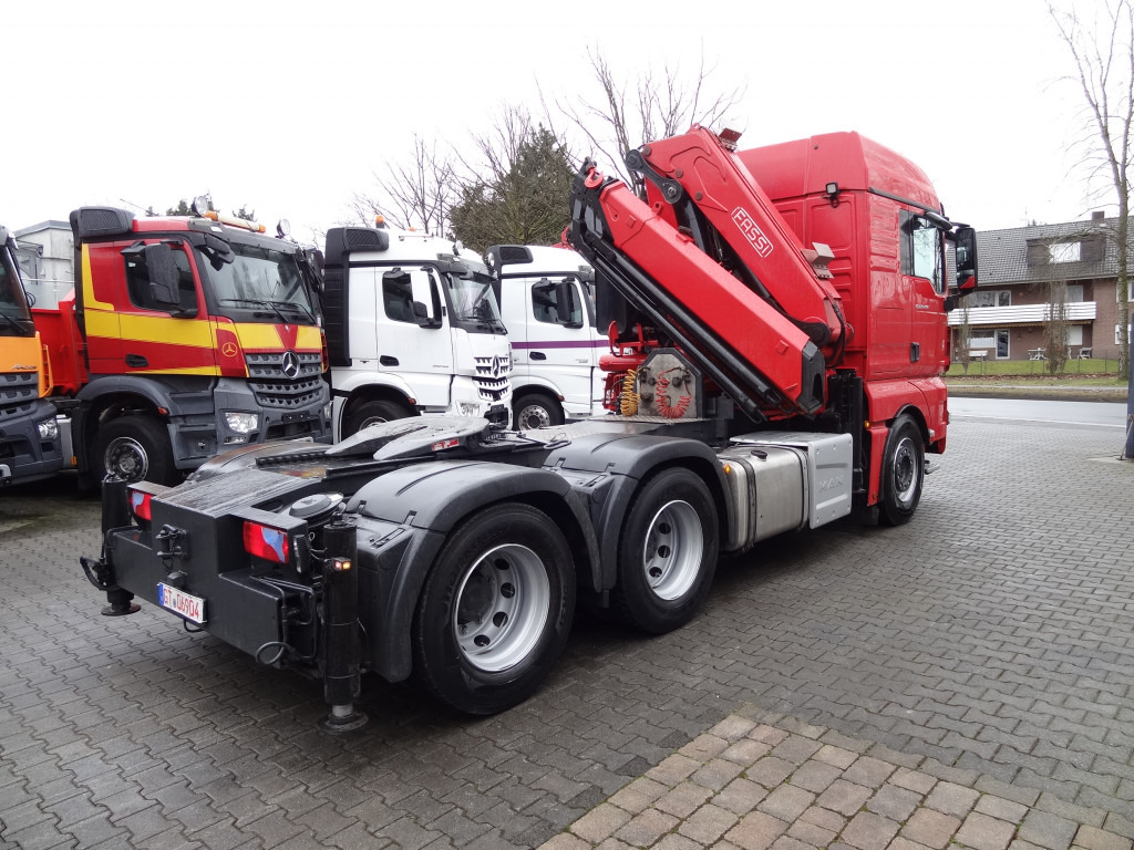 Camion grue, Tracteur routier MAN TGX 28.480 6X2 Kran Fassi F360: photos 11