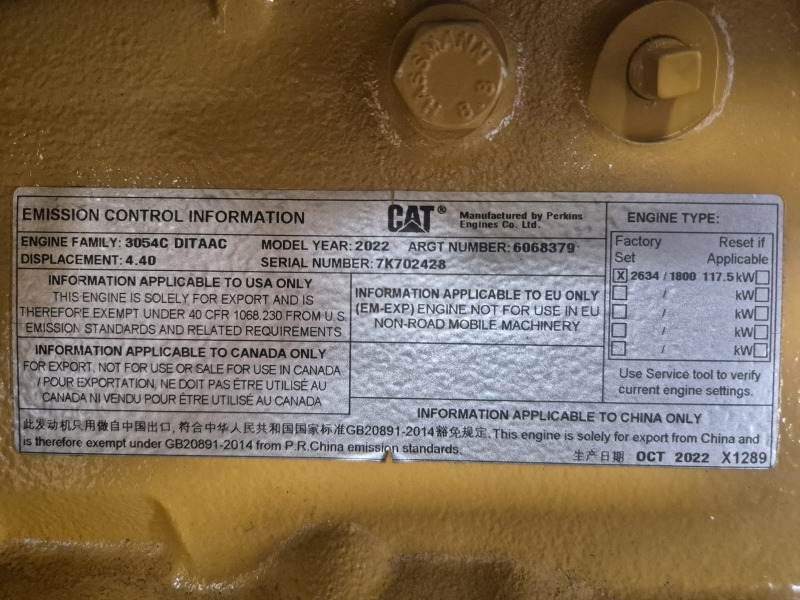 Caterpillar  3054C DITAAC Engine + Radiator - Moteur pour Matériel industriel: photos 2 Caterpillar  3054C DITAAC Engine + Radiator - Moteur pour Matériel industriel: photos 2