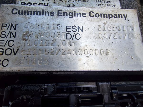 DAF 6ISB E3 5.9 Daf Spec CE162C Engine (Truck) - Moteur pour Camion: photos 2 DAF 6ISB E3 5.9 Daf Spec CE162C Engine (Truck) - Moteur pour Camion: photos 2