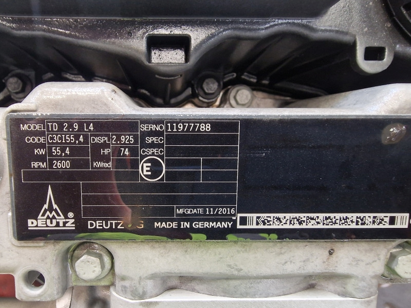 Moteur pour Engins de chantier neuf Deutz TD 2.9 L4 New Engine (Plant): photos 11 Moteur pour Engins de chantier neuf Deutz TD 2.9 L4 New Engine (Plant): photos 11