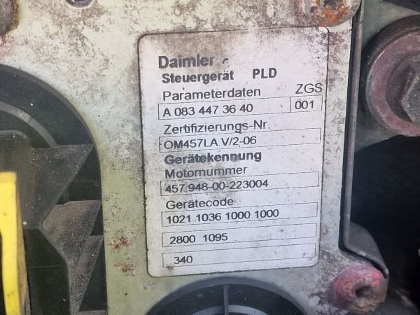 Mercedes Benz OM457LA.V/2-06 Engine (Truck) - Moteur pour Camion: photos 2 Mercedes Benz OM457LA.V/2-06 Engine (Truck) - Moteur pour Camion: photos 2