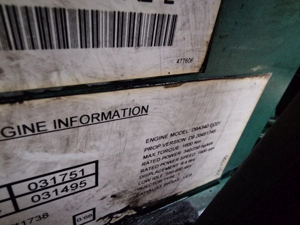 Volvo D9A 340 – EC01 Engine (Truck) - Moteur pour Camion: photos 3 Volvo D9A 340 – EC01 Engine (Truck) - Moteur pour Camion: photos 3