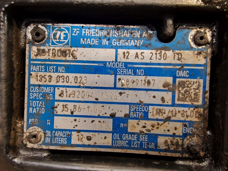 ZF MAN Astronic 12AS2130TD Gearbox - Boîte de vitesse: photos 2 ZF MAN Astronic 12AS2130TD Gearbox - Boîte de vitesse: photos 2