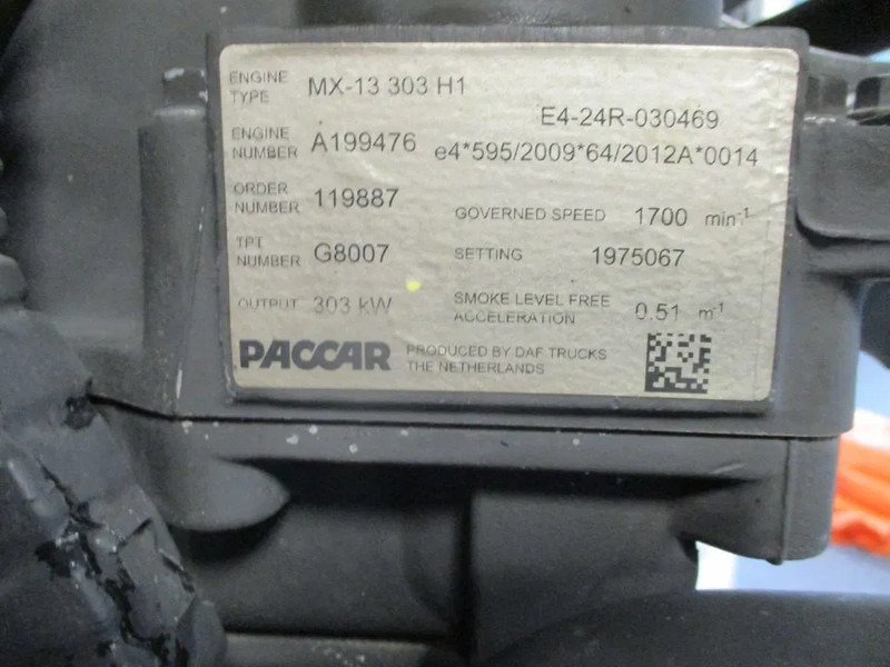 DAF 1884746 // 2190203// 1904700 - Moteur pour Camion: photos 5 DAF 1884746 // 2190203// 1904700 - Moteur pour Camion: photos 5