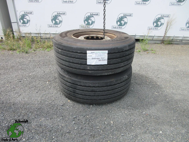 Hankook 385 / 65 R 22.5 OPLEGGER BANDEN MET STAAL WIEL - Pneu pour Camion: photos 1 Hankook 385 / 65 R 22.5 OPLEGGER BANDEN MET STAAL WIEL - Pneu pour Camion: photos 1