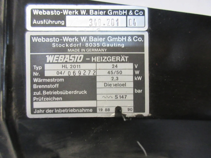 Iveco HL2011 STANDKACHEL DEMO! - Chauffage/ Ventilation pour Camion: photos 5 Iveco HL2011 STANDKACHEL DEMO! - Chauffage/ Ventilation pour Camion: photos 5