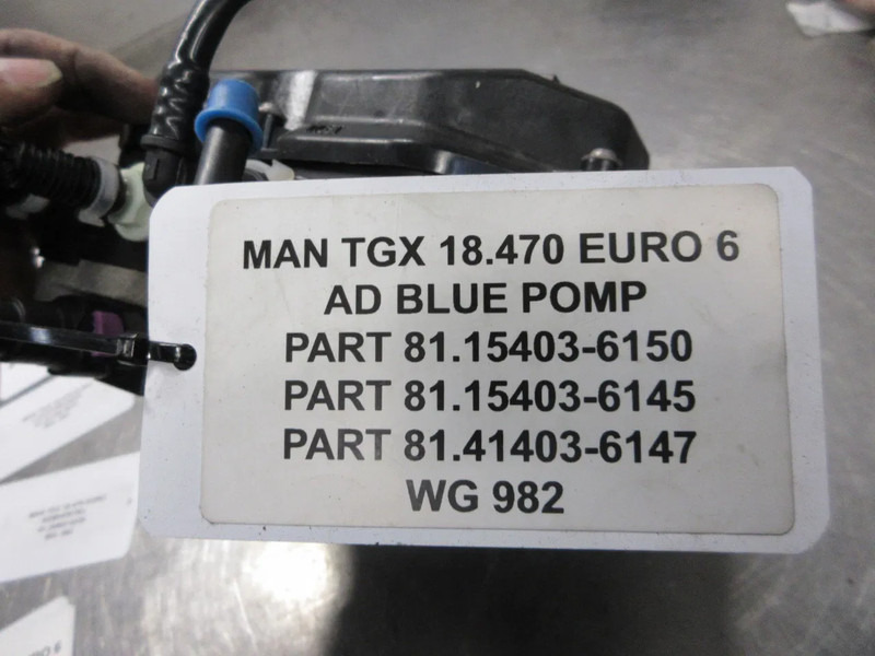 MAN 81.15403-6150 //81.15403-6145 // 81.15403-6147 MAN TGX TGS TGM EURO 6 - Système de carburant pour Camion: photos 5 MAN 81.15403-6150 //81.15403-6145 // 81.15403-6147 MAN TGX TGS TGM EURO 6 - Système de carburant pour Camion: photos 5