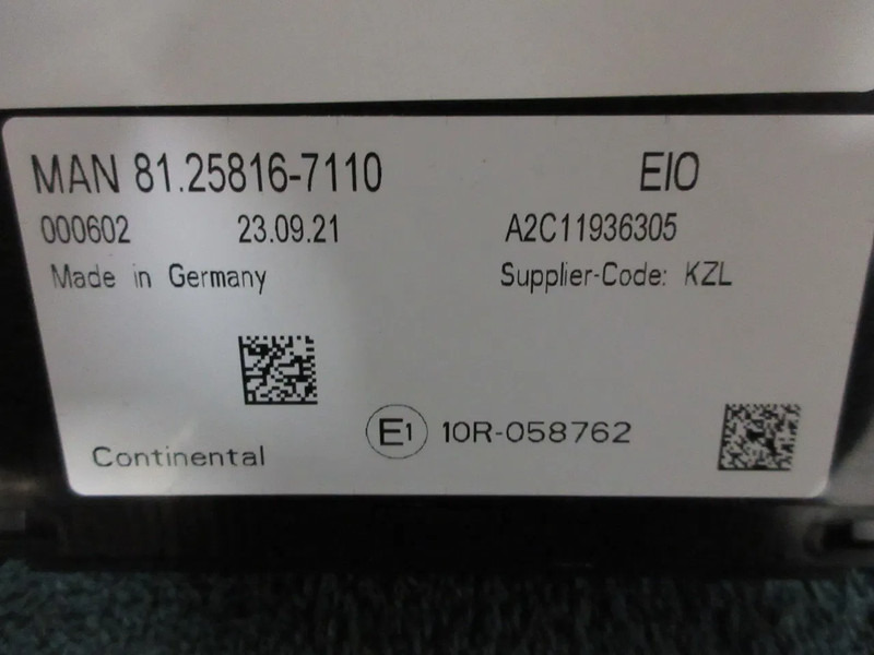 MAN 81.25816-7110 EIO MODULEN MAN TGM 18.250 EURO 6 MODEL 2024 - Système électrique pour Camion: photos 4 MAN 81.25816-7110 EIO MODULEN MAN TGM 18.250 EURO 6 MODEL 2024 - Système électrique pour Camion: photos 4