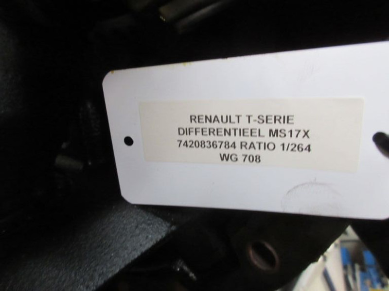 Différentiel pour Camion Renault T-SERIE 7420836784 DIFFERENTIEEL MS17X RATIO 1/264 EURO 6: photos 6