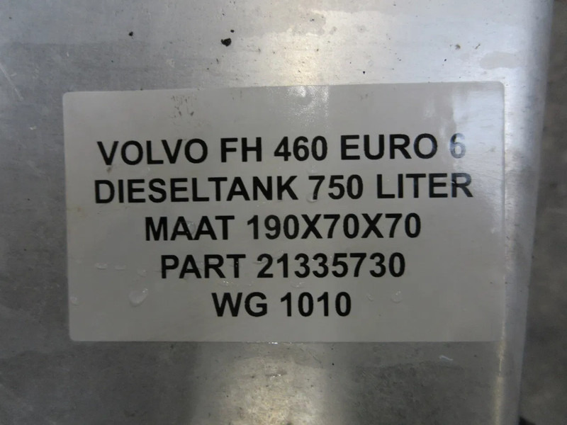 Réservoir de carburant pour Camion Volvo 21335730 DIESELTANK 750 LITER VOLVO FH 460 EURO 6 MODEL 2021: photos 7