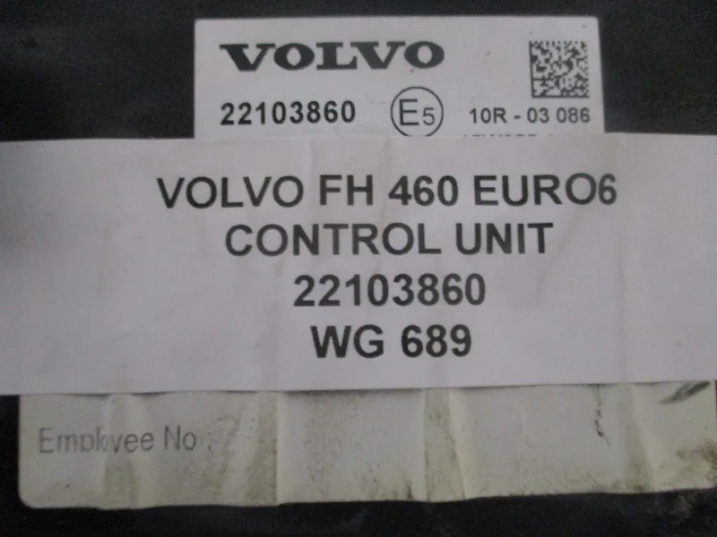 Volvo FH 460 22103860 CONTROL UNIT EURO 6 - Système électrique pour Camion: photos 2 Volvo FH 460 22103860 CONTROL UNIT EURO 6 - Système électrique pour Camion: photos 2