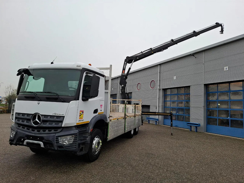 Mercedes-Benz Arocs 2640 / 6X4 / 2XBIG AXLE / FULL-STEEL / HIAB X-HIDUO 188 B-3 / ROTATOR / REMOTE / PALLETHOOK / EURO-6 / 2017 - Camion grue: photos 1 Mercedes-Benz Arocs 2640 / 6X4 / 2XBIG AXLE / FULL-STEEL / HIAB X-HIDUO 188 B-3 / ROTATOR / REMOTE / PALLETHOOK / EURO-6 / 2017 - Camion grue: photos 1