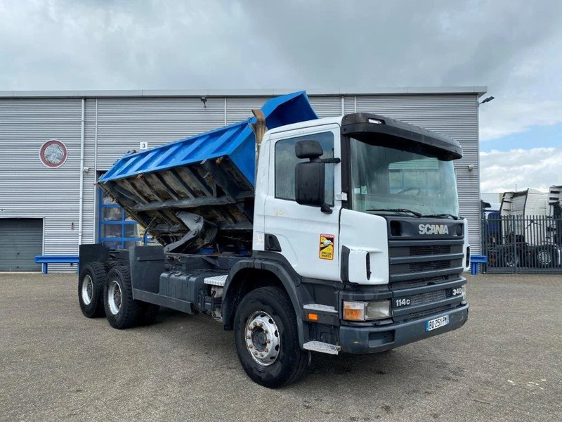 Camion benne Scania 114-340 / 6X4 / 2 SIDE TIPPER / BIG AXLE / FULL-STEEL / DRUM BRAKES / MANUAL / 1999: photos 6