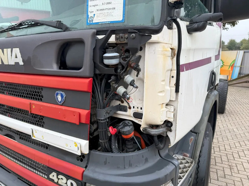 Châssis cabine Scania 124-420 / ENGINE RUNNING / RETARDER / BIG AXLE / FULL-STEEL / ONLY: 540918 KM / OLD TACHO / AIRCO / MANUAL / EURO-3 / 2002: photos 7